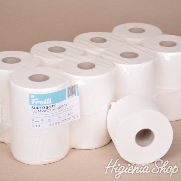 WC Papír Frolli Super Soft Compact Minipack - 3 rétegű - 16 tekercs