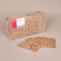 BontaBag Street Food mintás hamburger zacskó / hamburger tasak - 1000 db