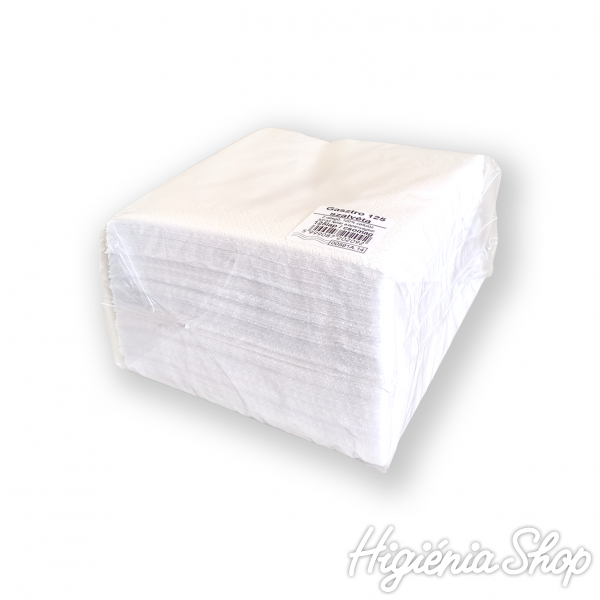 Gasztro fehér papírszalvéta 125 db