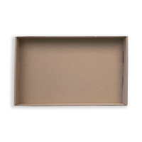 Street Food papírtálca barna - 26*16,5*3 cm 