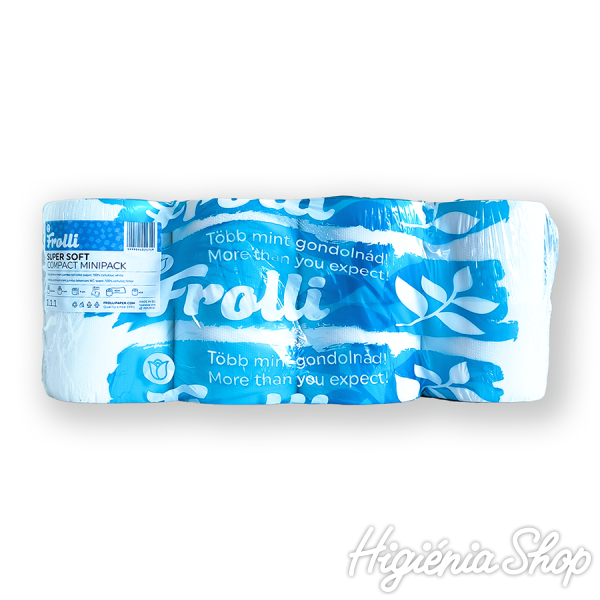 WC Papír Frolli Super Soft Compact Minipack - 3 rétegű - 16 tekercs